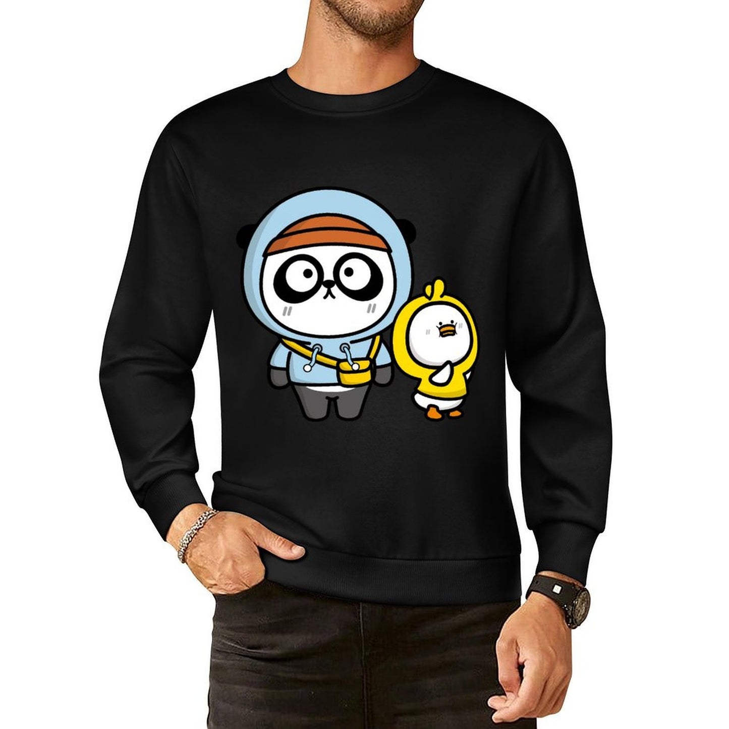 IPBR 250g Crew Neck Long Sleeve Sweatshirt Front GraphicCrew Neck Long Sleeve Sweatshirt4000127