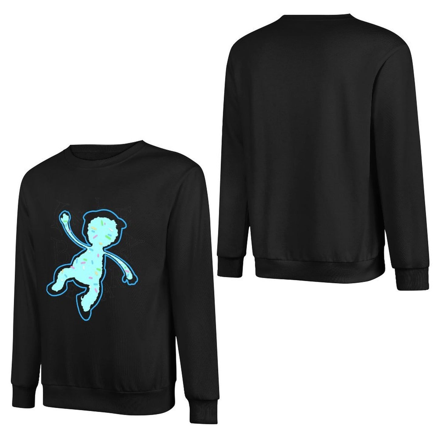 IPIB 250g Crew Neck Long Sleeve Sweatshirt Front GraphicCrew Neck Long Sleeve Sweatshirt6000006-2