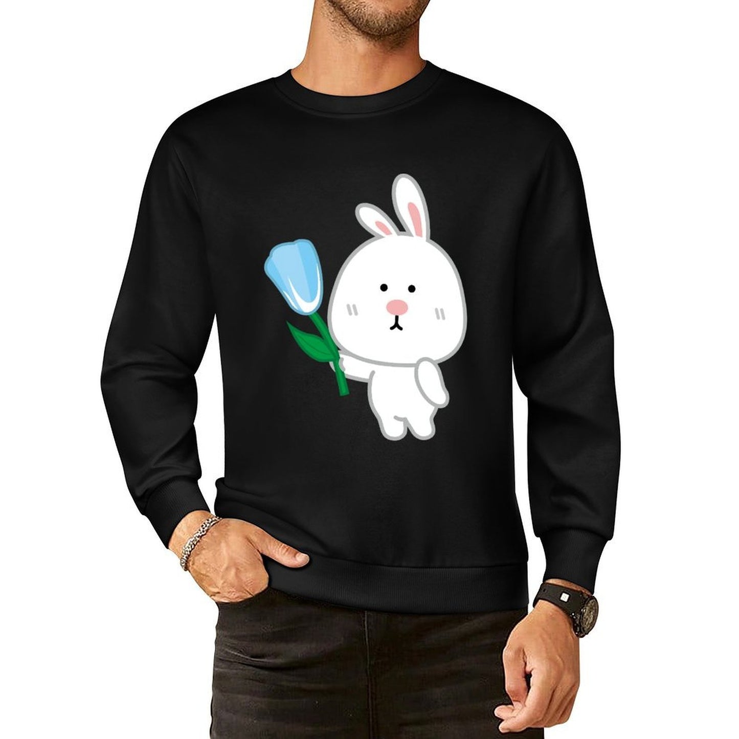 IPBR 250g Crew Neck Long Sleeve Sweatshirt Front GraphicCrew Neck Long Sleeve Sweatshirt4001107