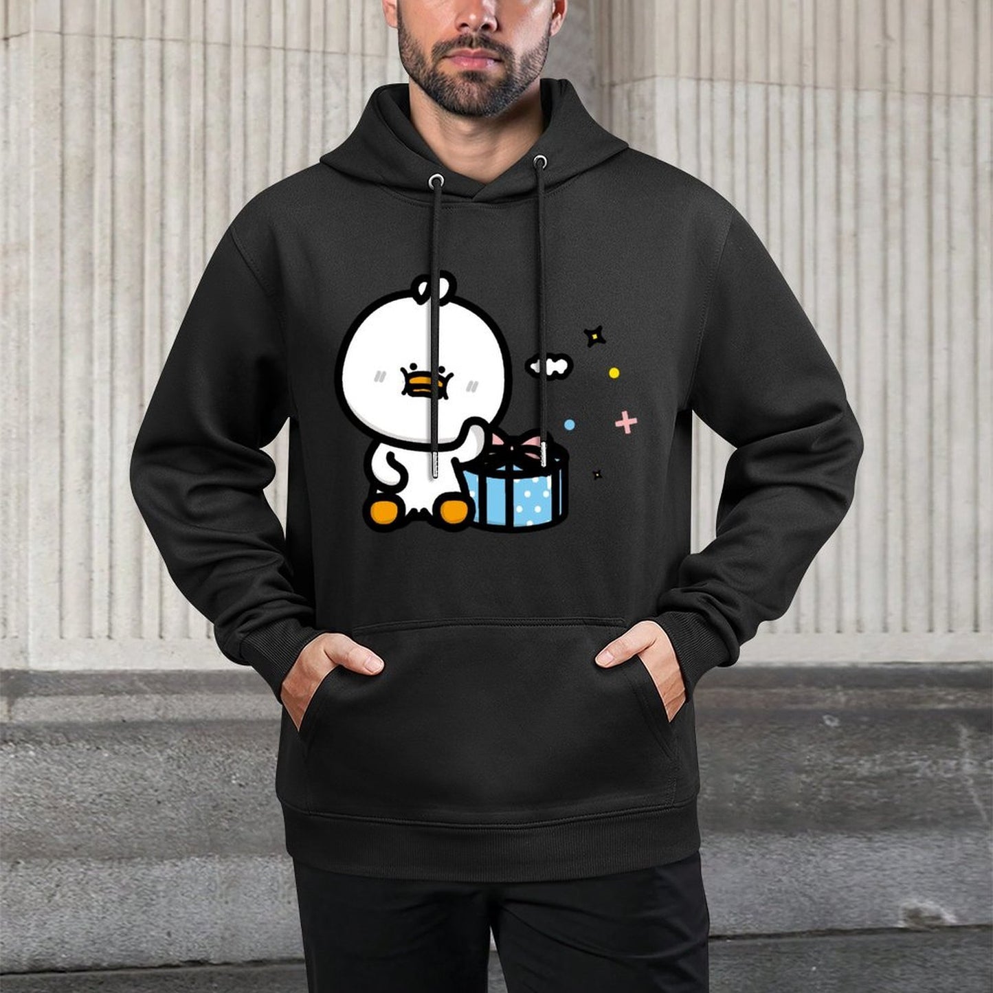IPBR 250g Hooded Pocket Sweatshirt Front GraphicMen's Hooded  Sweatshirt4001250