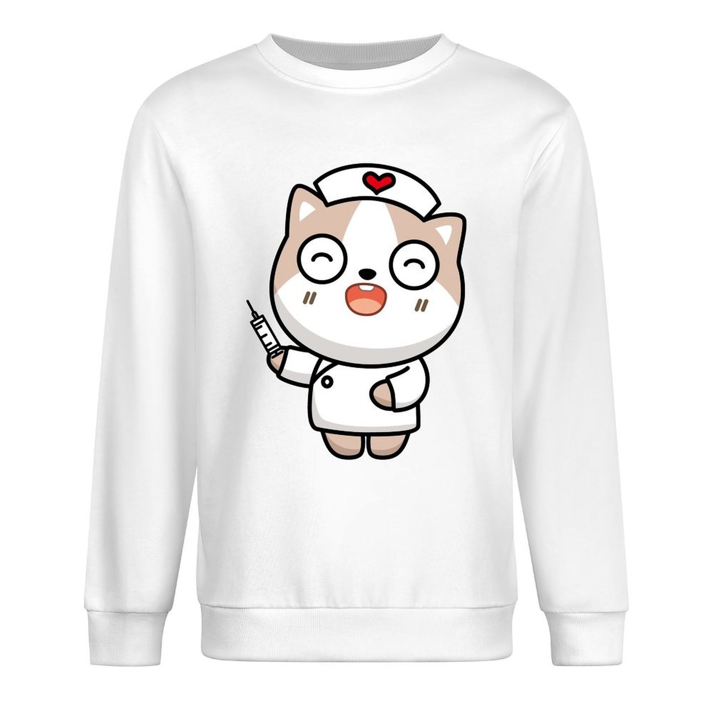 IPBR 250g Crew Neck Long Sleeve Sweatshirt Front GraphicCrew Neck Long Sleeve Sweatshirt4000116