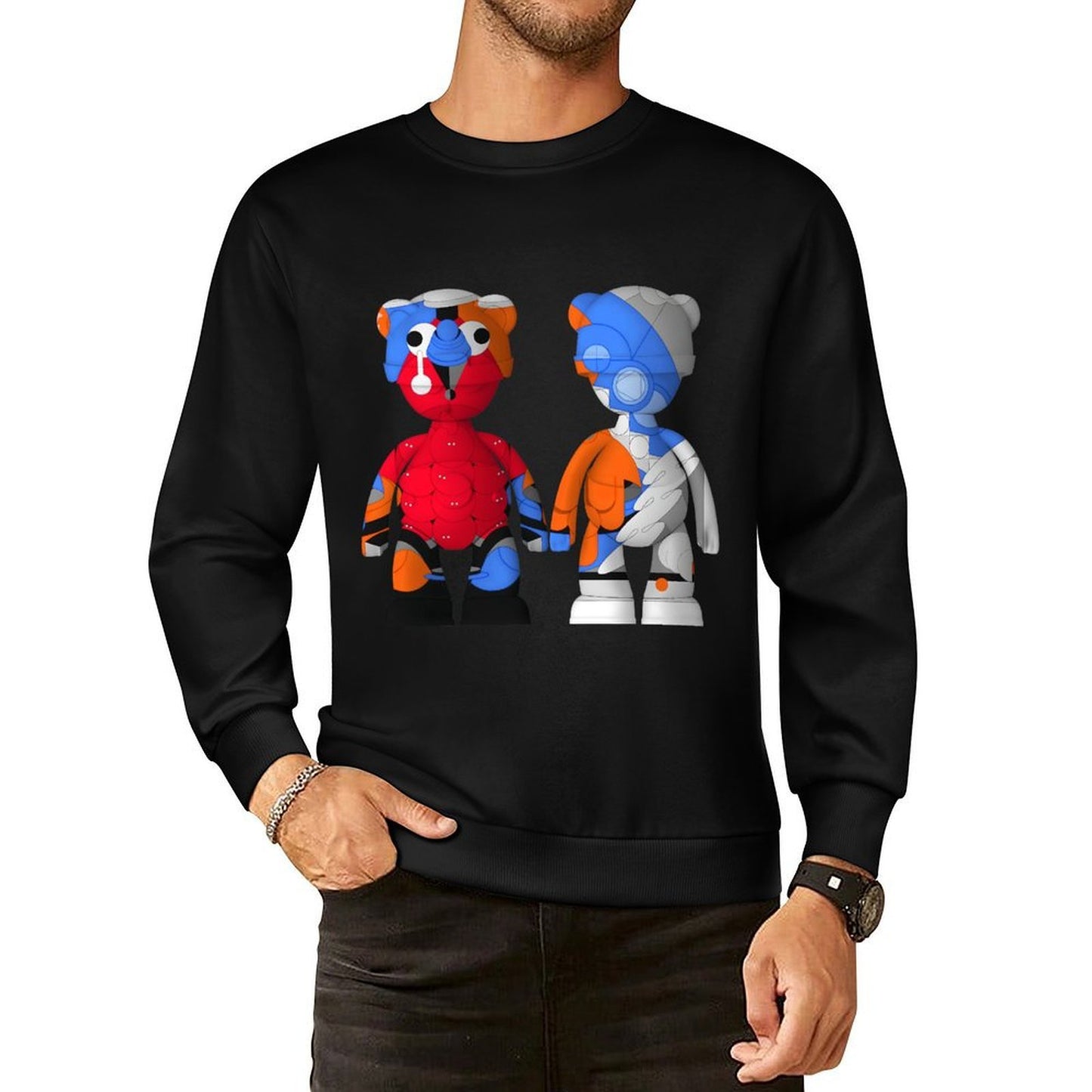 IPIB 250g Crew Neck Long Sleeve Sweatshirt Front GraphicCrew Neck Long Sleeve Sweatshirt6000144-2