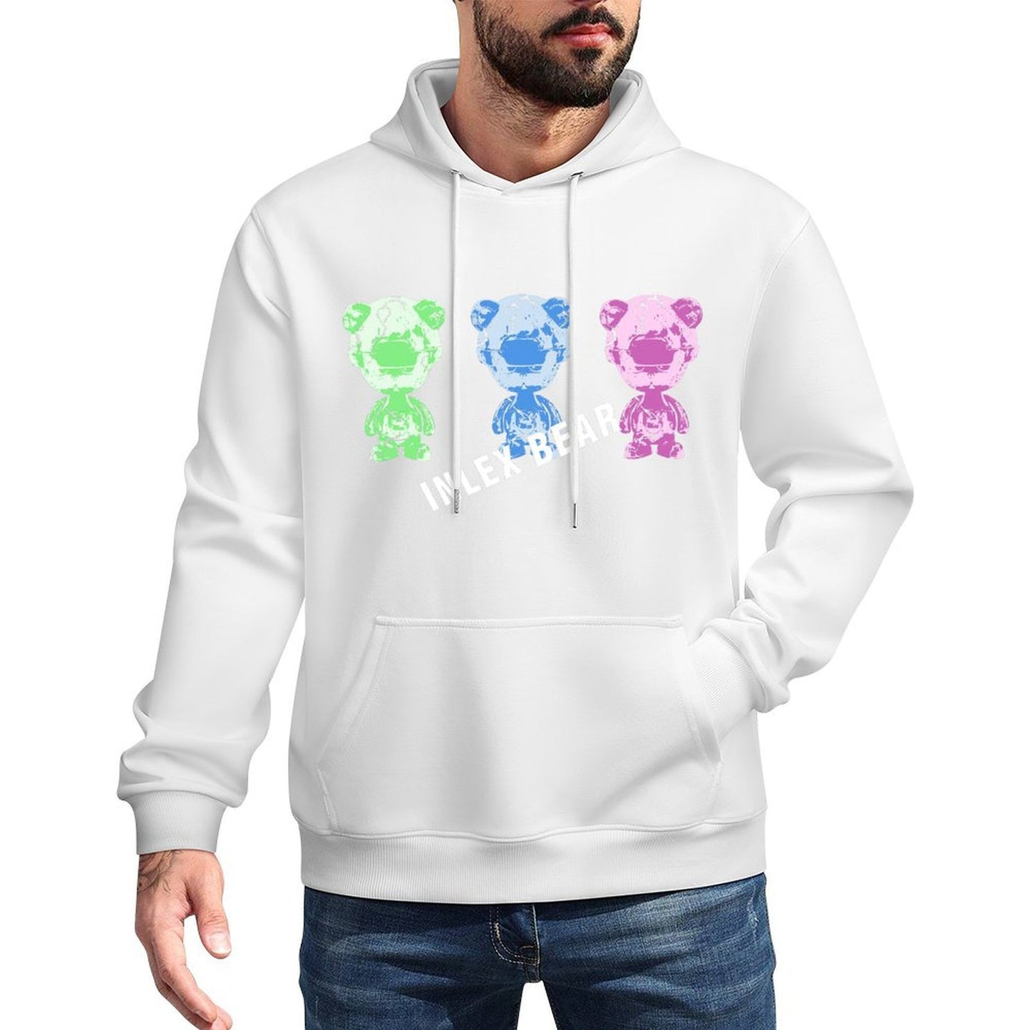 IPIB 250g Hooded Pocket Sweatshirt Front GraphicMen's Hooded  Sweatshirt6000050-5