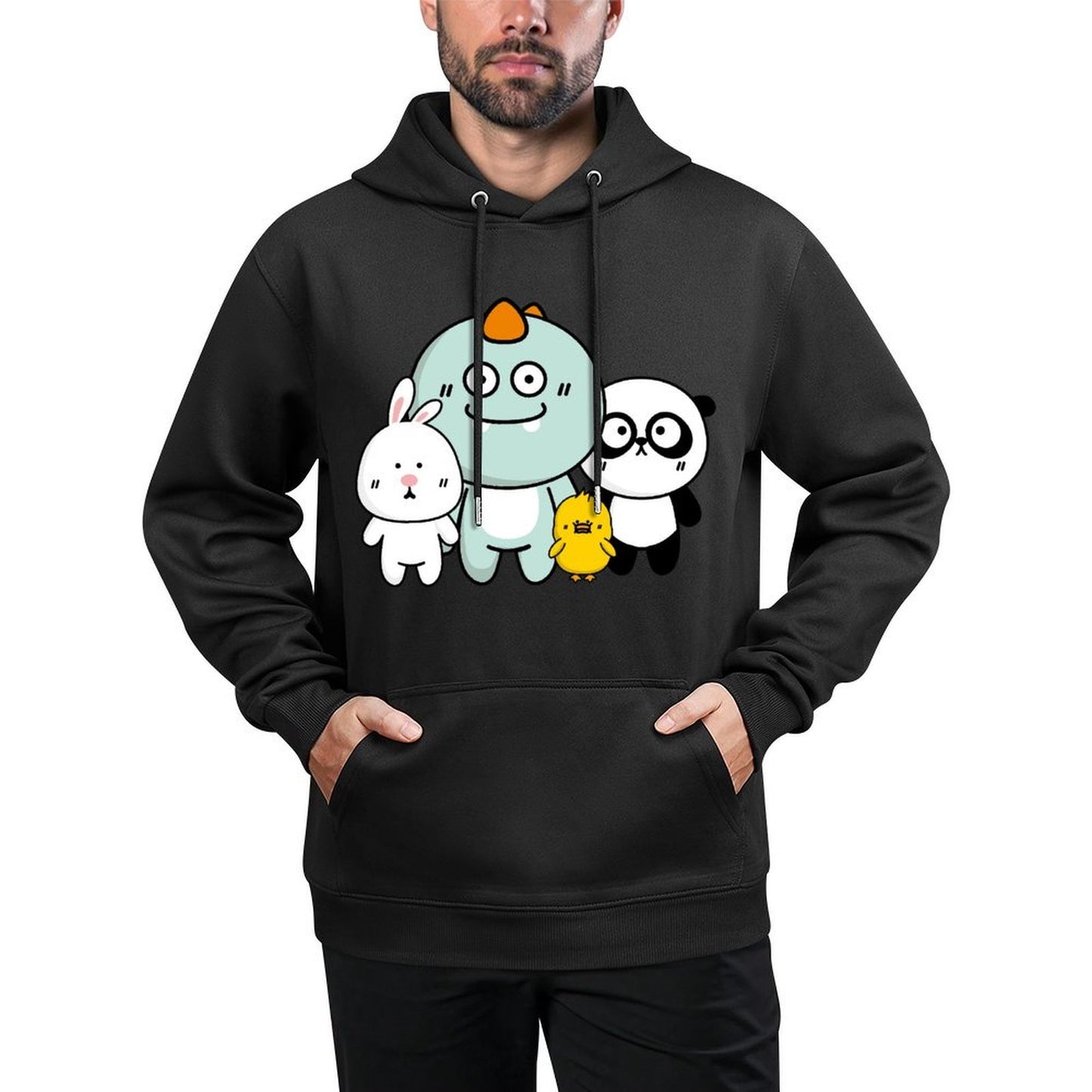 IPBR 250g Hooded Pocket Sweatshirt Front GraphicMen's Hooded  Sweatshirt4000364