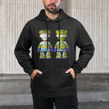 IPIB 250g Hooded Pocket Sweatshirt Front GraphicMen's Hooded  Sweatshirt6000075-5