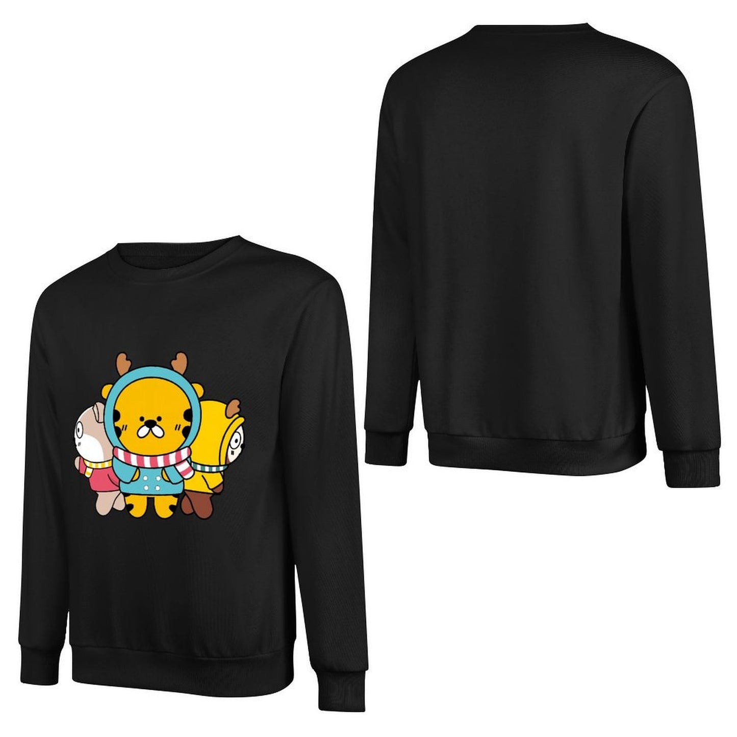 IPBR 250g Crew Neck Long Sleeve Sweatshirt Front GraphicCrew Neck Long Sleeve Sweatshirt4000802