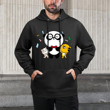 IPBR 250g Hooded Pocket Sweatshirt Front GraphicMen's Hooded  Sweatshirt4000363