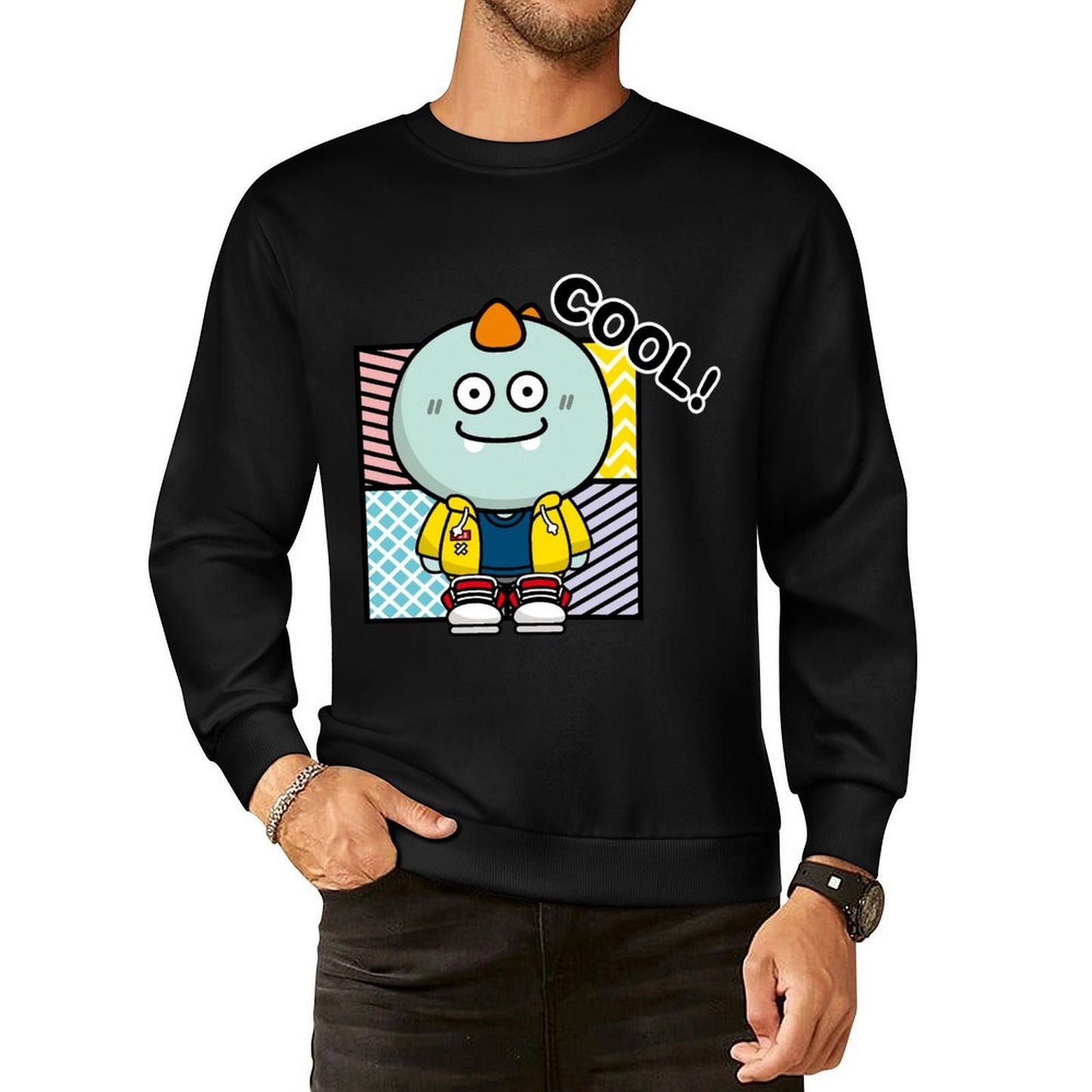 IPBR 250g Crew Neck Long Sleeve Sweatshirt Front GraphicCrew Neck Long Sleeve Sweatshirt4001372