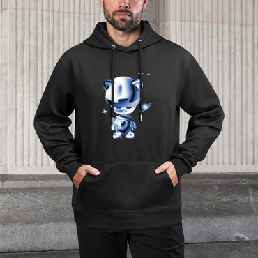 IPIB 250g Hooded Pocket Sweatshirt Front GraphicMen's Hooded  Sweatshirt6000026-1
