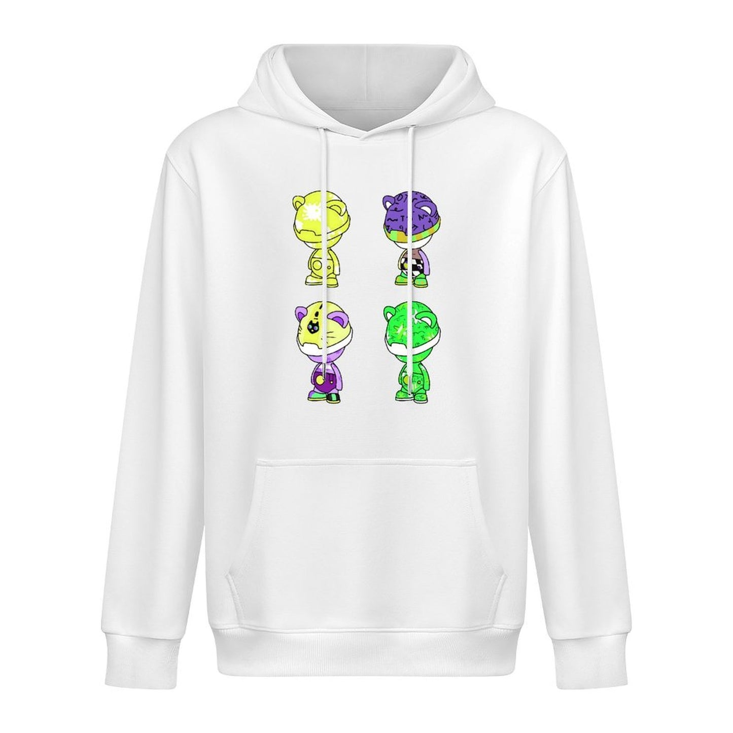 Hoodie Front PatternSoft Natural