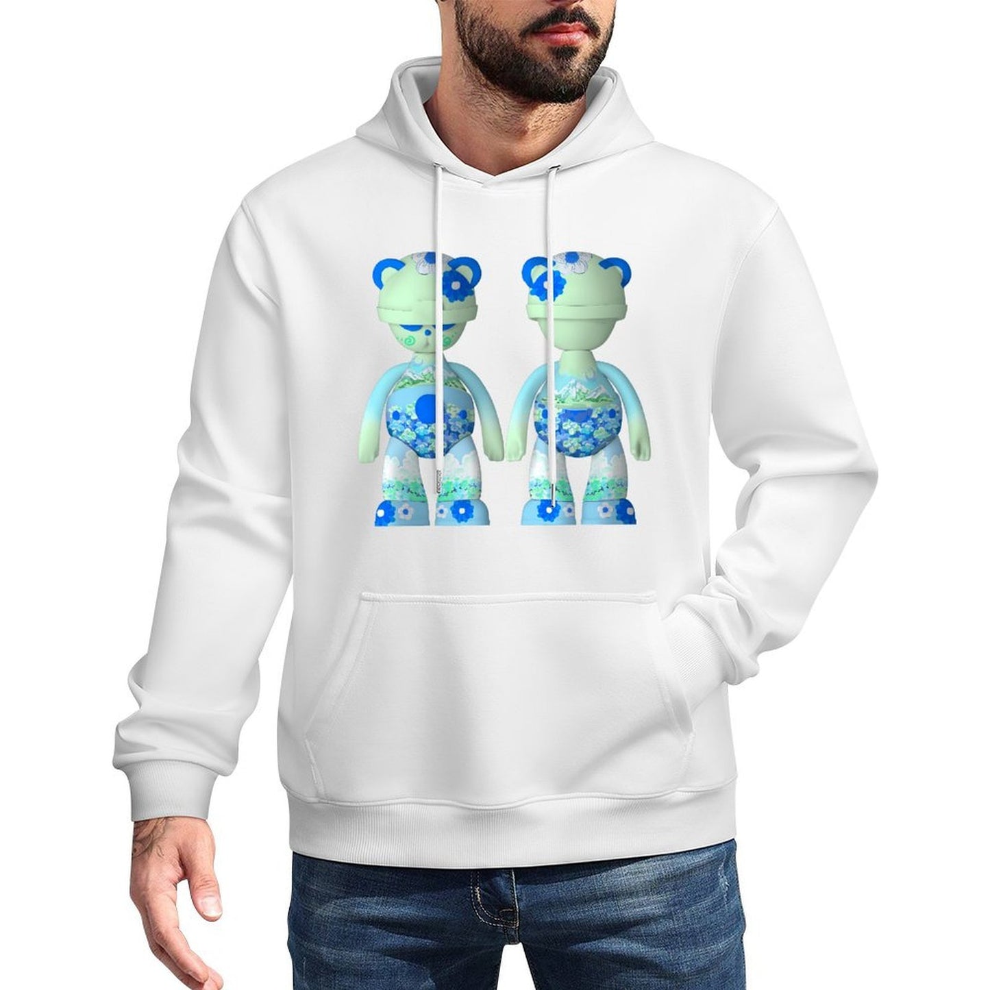 IPIB 250g Hooded Pocket Sweatshirt Front GraphicMen's Hooded  Sweatshirt6000080-1