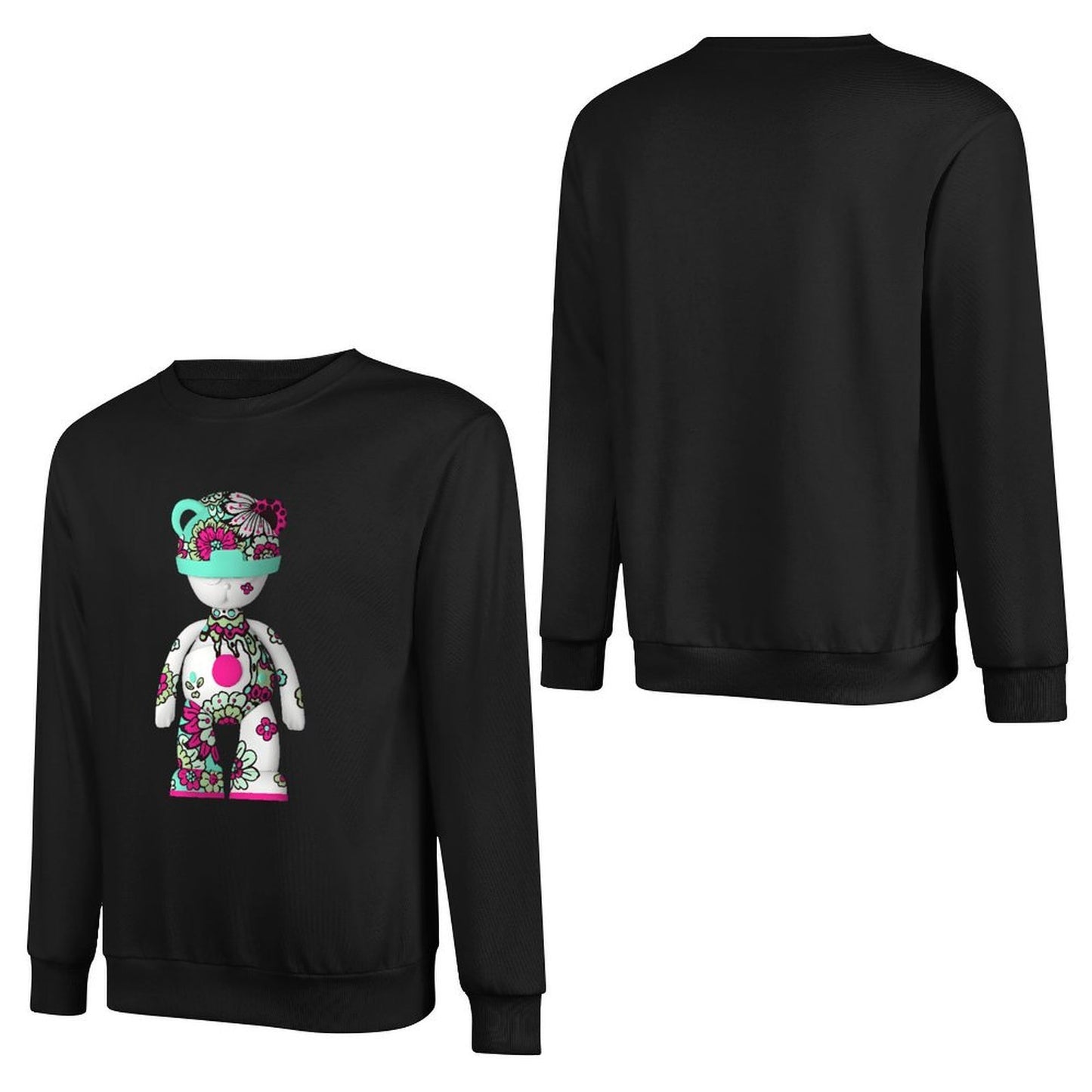 IPIB 250g Crew Neck Long Sleeve Sweatshirt Front GraphicCrew Neck Long Sleeve Sweatshirt6000103-2