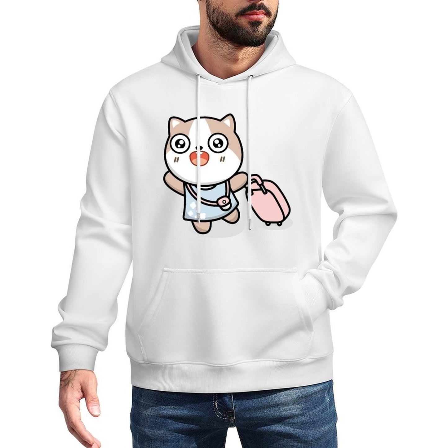 IPBR 250g Hooded Pocket Sweatshirt Front GraphicMen's Hooded  Sweatshirt4001355