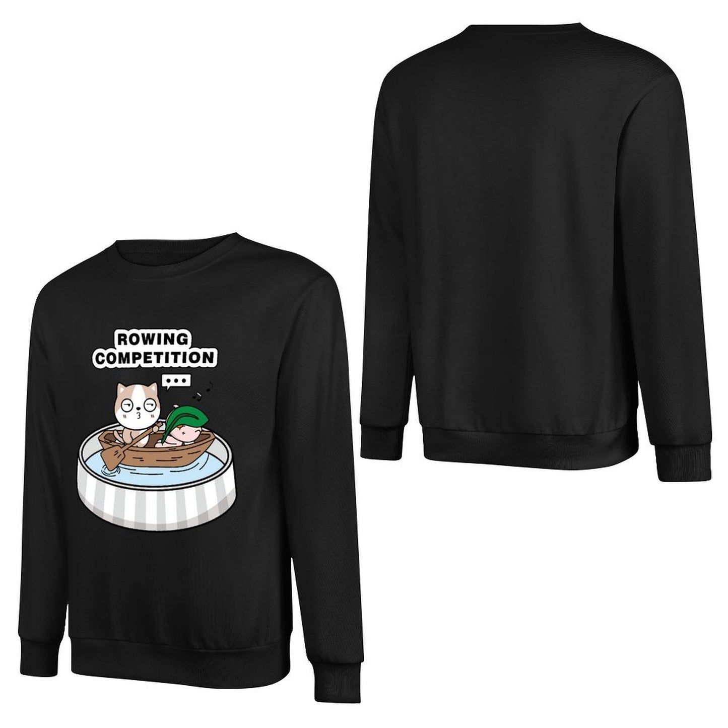 IPBR 250g Crew Neck Long Sleeve Sweatshirt Front GraphicCrew Neck Long Sleeve Sweatshirt4000998