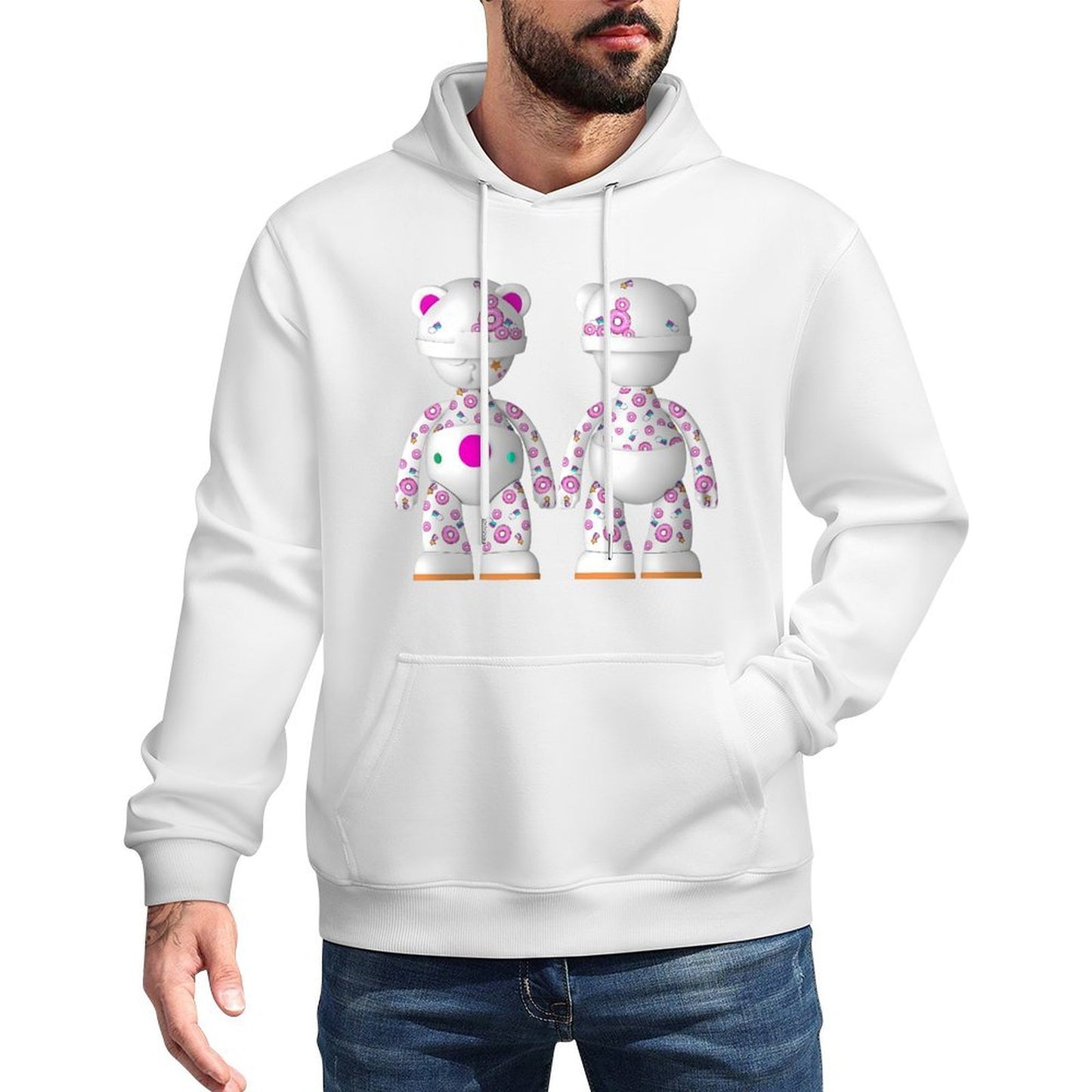 IPIB 250g Hooded Pocket Sweatshirt Front GraphicMen's Hooded  Sweatshirt6000097-7