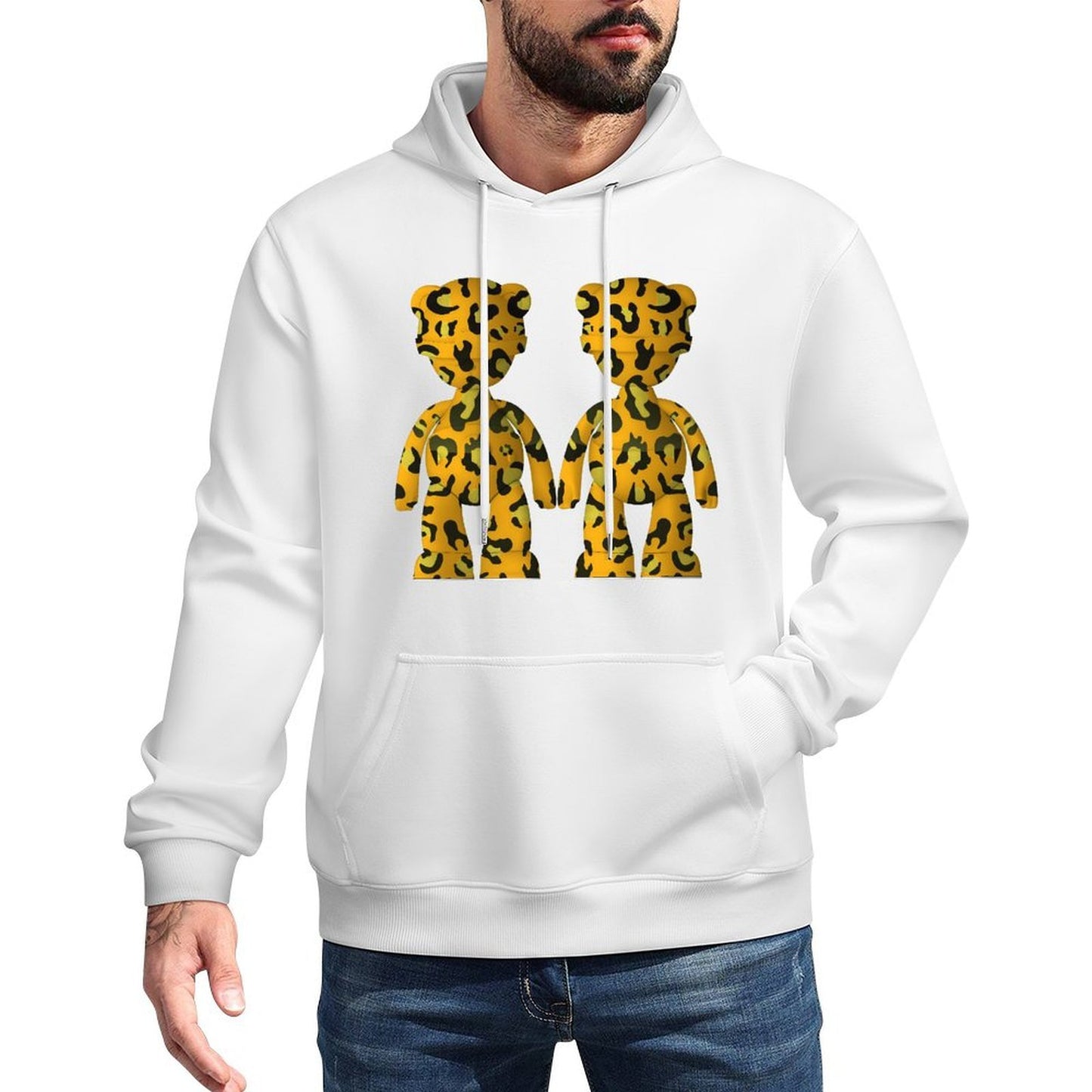 IPIB 250g Hooded Pocket Sweatshirt Front GraphicMen's Hooded  Sweatshirt6000081-2
