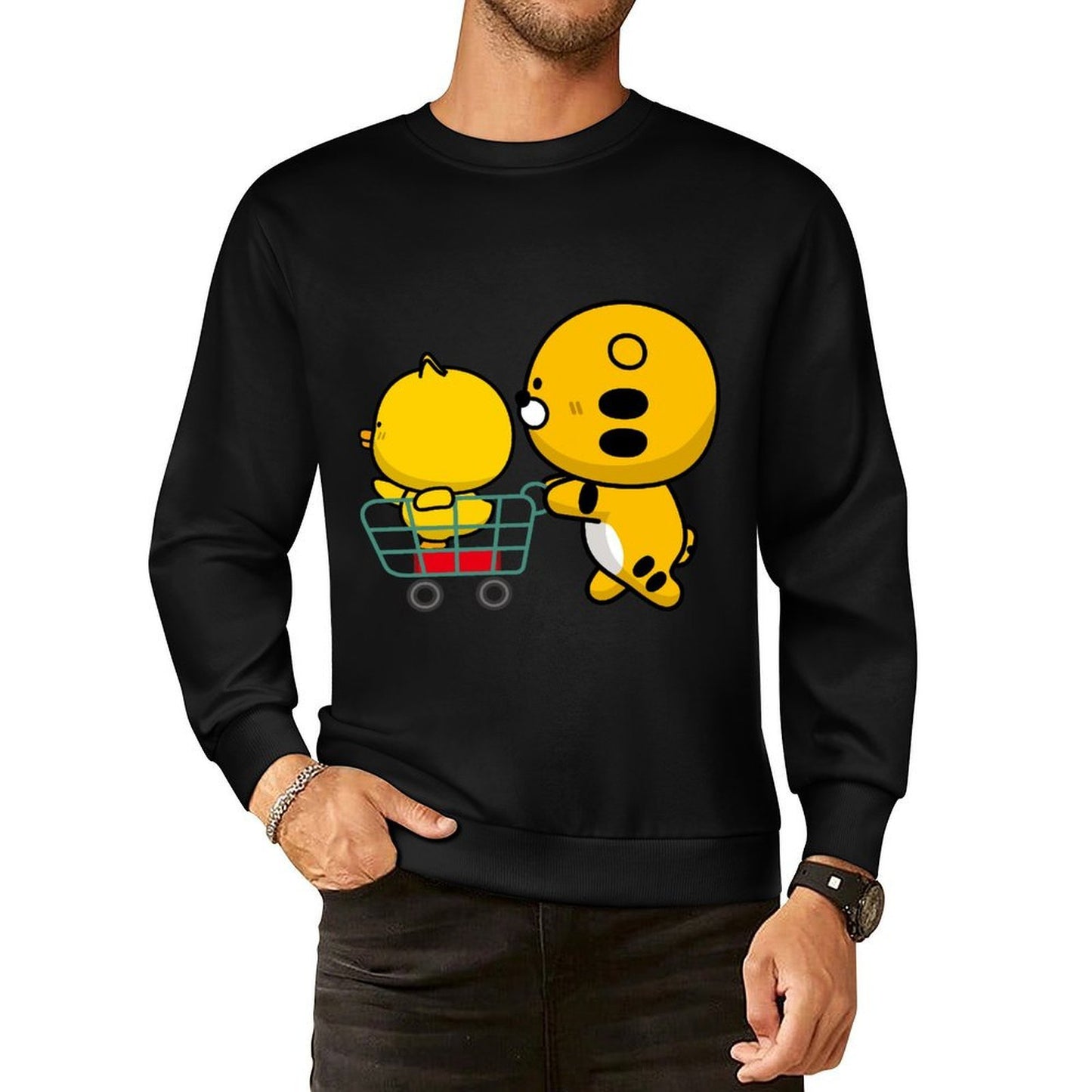 IPBR 250g Crew Neck Long Sleeve Sweatshirt Front GraphicCrew Neck Long Sleeve Sweatshirt4003853