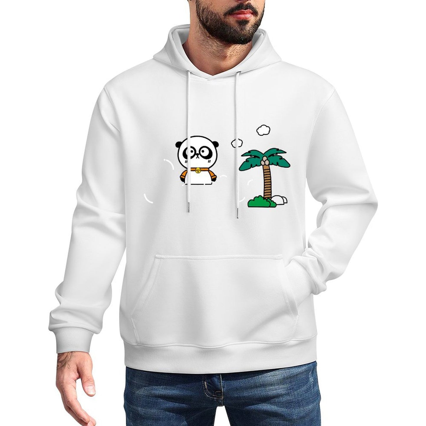 Front Graphic HoodiesMidweight Shrink-Resistant