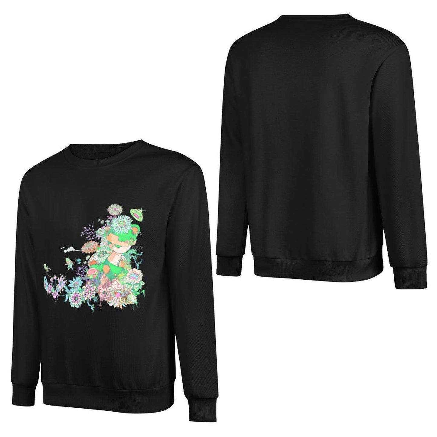 IPIB 250g Crew Neck Long Sleeve Sweatshirt Front GraphicCrew Neck Long Sleeve Sweatshirt6000057-1