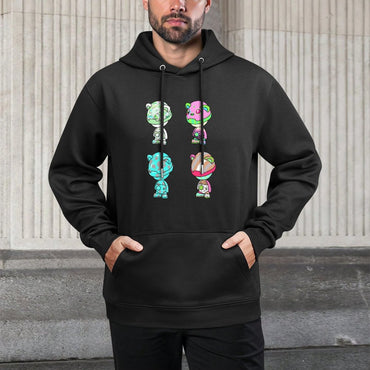 IPIB 250g Hooded Pocket Sweatshirt Front GraphicMen's Hooded  Sweatshirt6000073-5