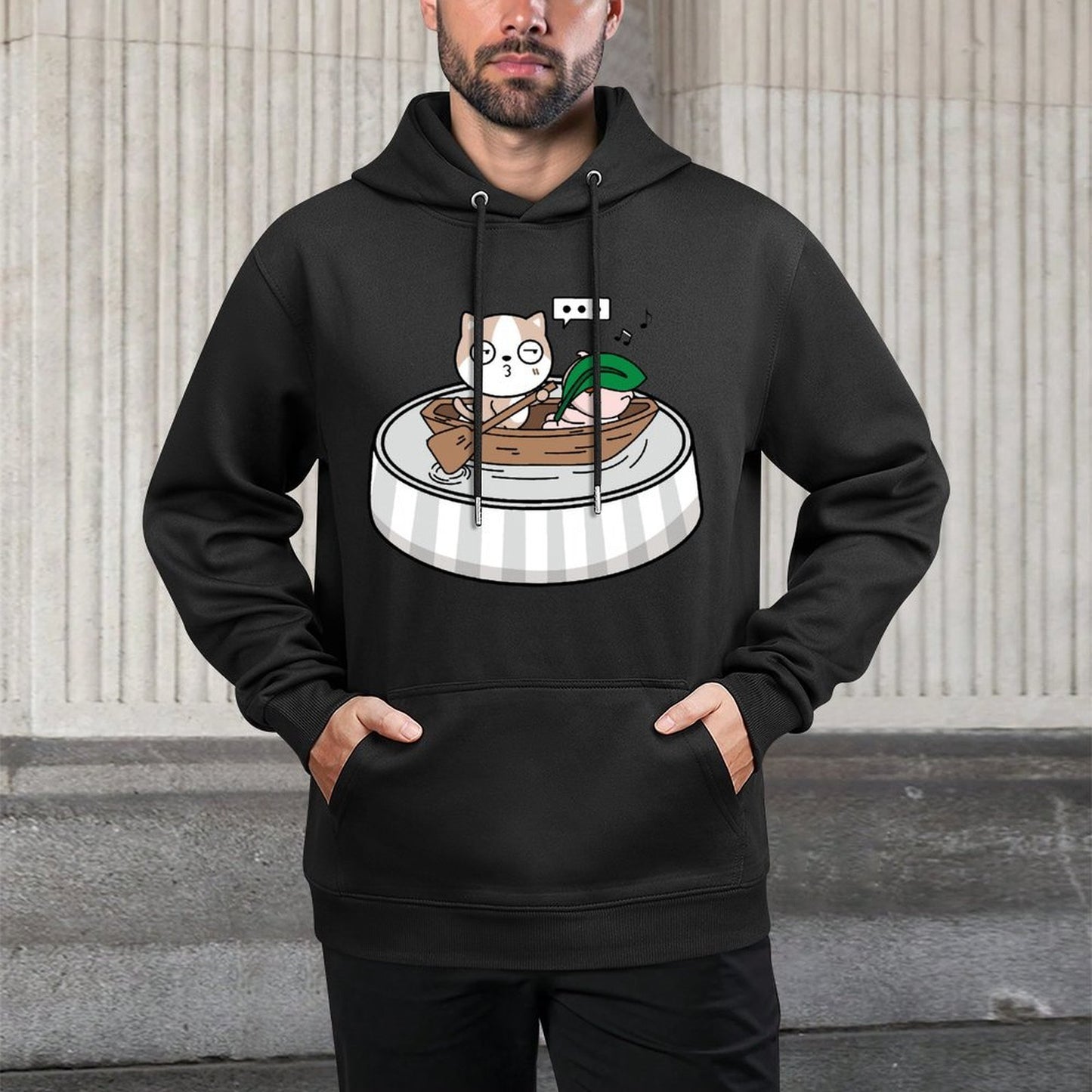 IPBR 250g Hooded Pocket Sweatshirt Front GraphicMen's Hooded  Sweatshirt4003916