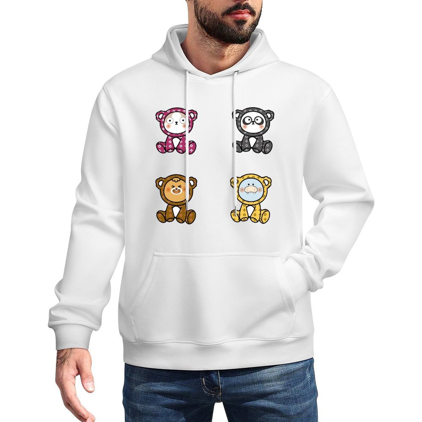 Logo-Ready TimelessComfort Front Graphic Hoodies