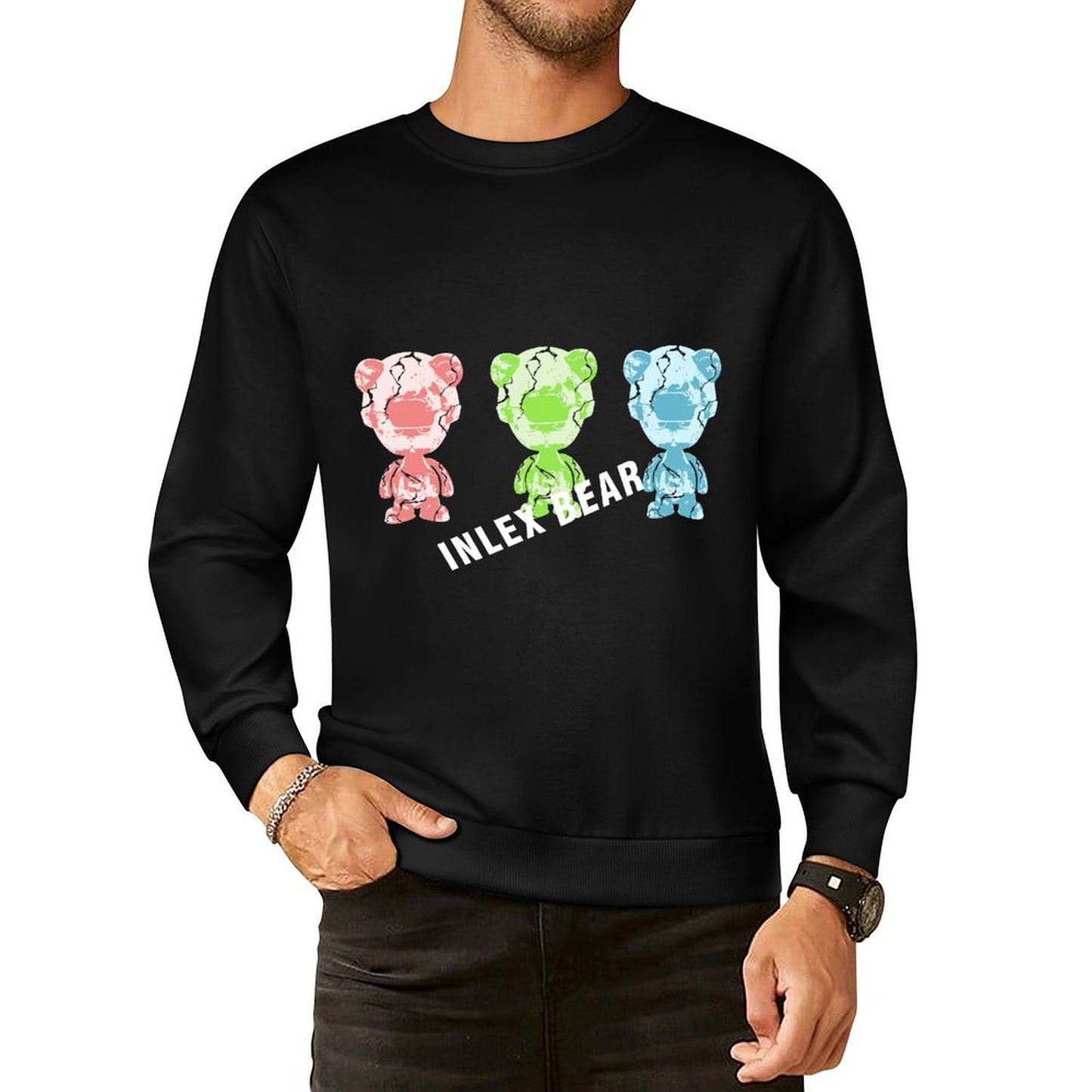 IPIB 250g Crew Neck Long Sleeve Sweatshirt Front GraphicCrew Neck Long Sleeve Sweatshirt6000050-1