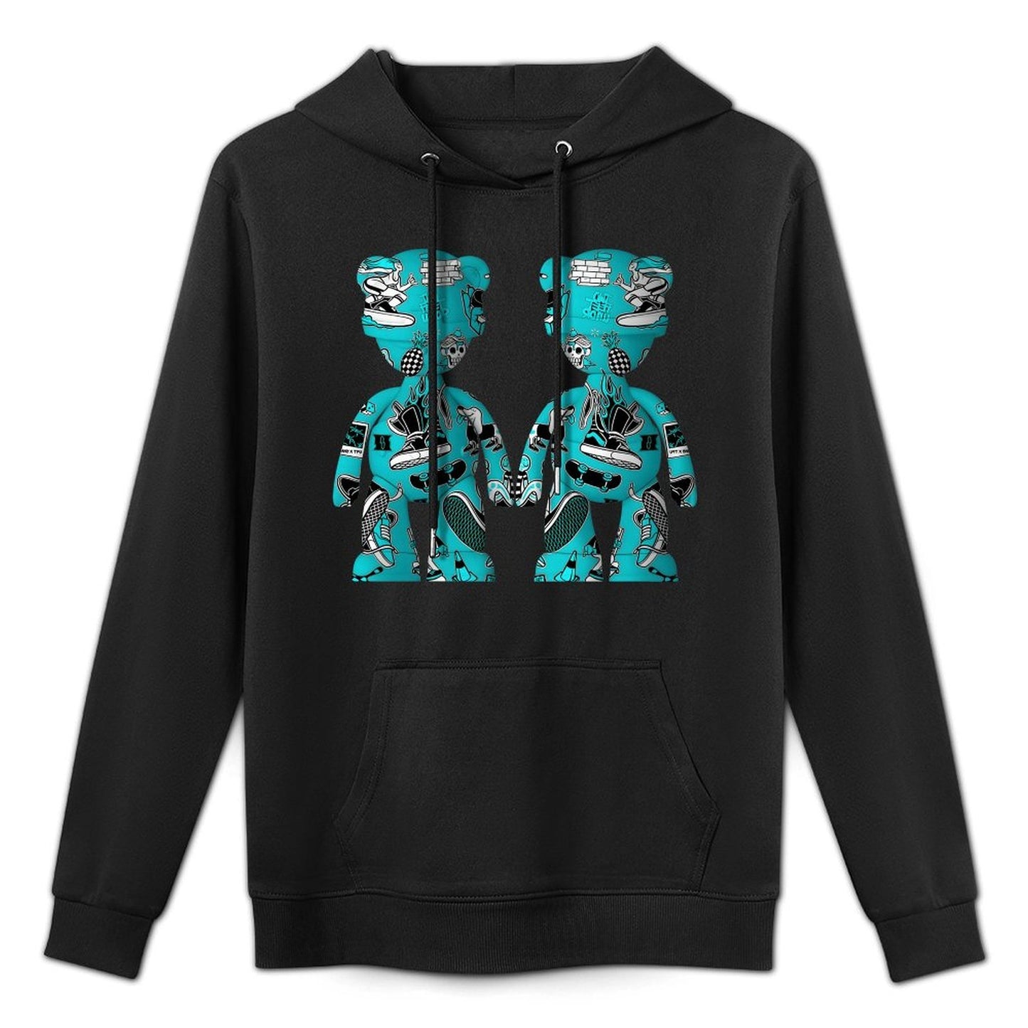 IPIB 250g Hooded Pocket Sweatshirt Front GraphicMen's Hooded  Sweatshirt6000084-5