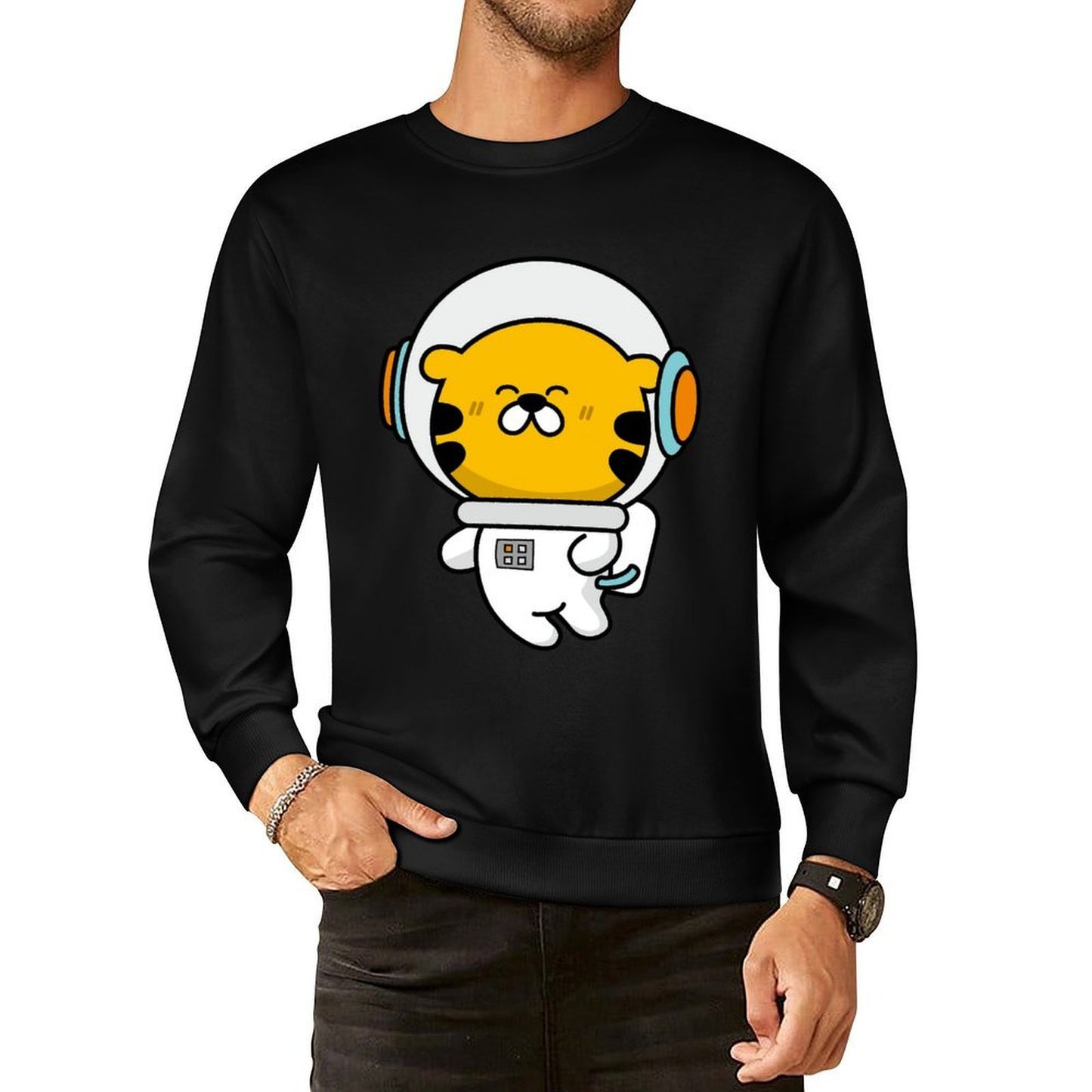 IPBR 250g Crew Neck Long Sleeve Sweatshirt Front GraphicCrew Neck Long Sleeve Sweatshirt4001049