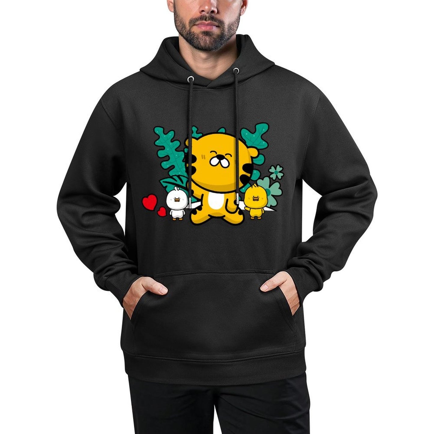 IPBR 250g Hooded Pocket Sweatshirt Front GraphicMen's Hooded  Sweatshirt4000833