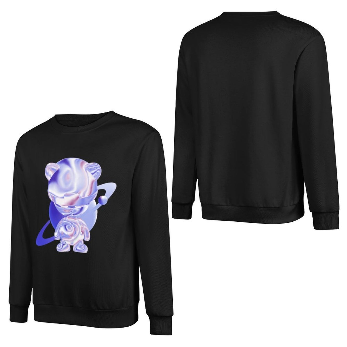 IPIB 250g Crew Neck Long Sleeve Sweatshirt Front GraphicCrew Neck Long Sleeve Sweatshirt6000025-1