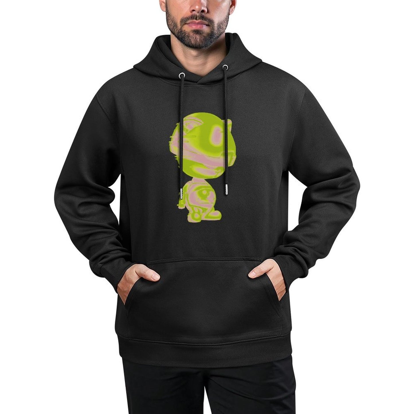 IPIB 250g Hooded Pocket Sweatshirt Front GraphicMen's Hooded  Sweatshirt6000020-5