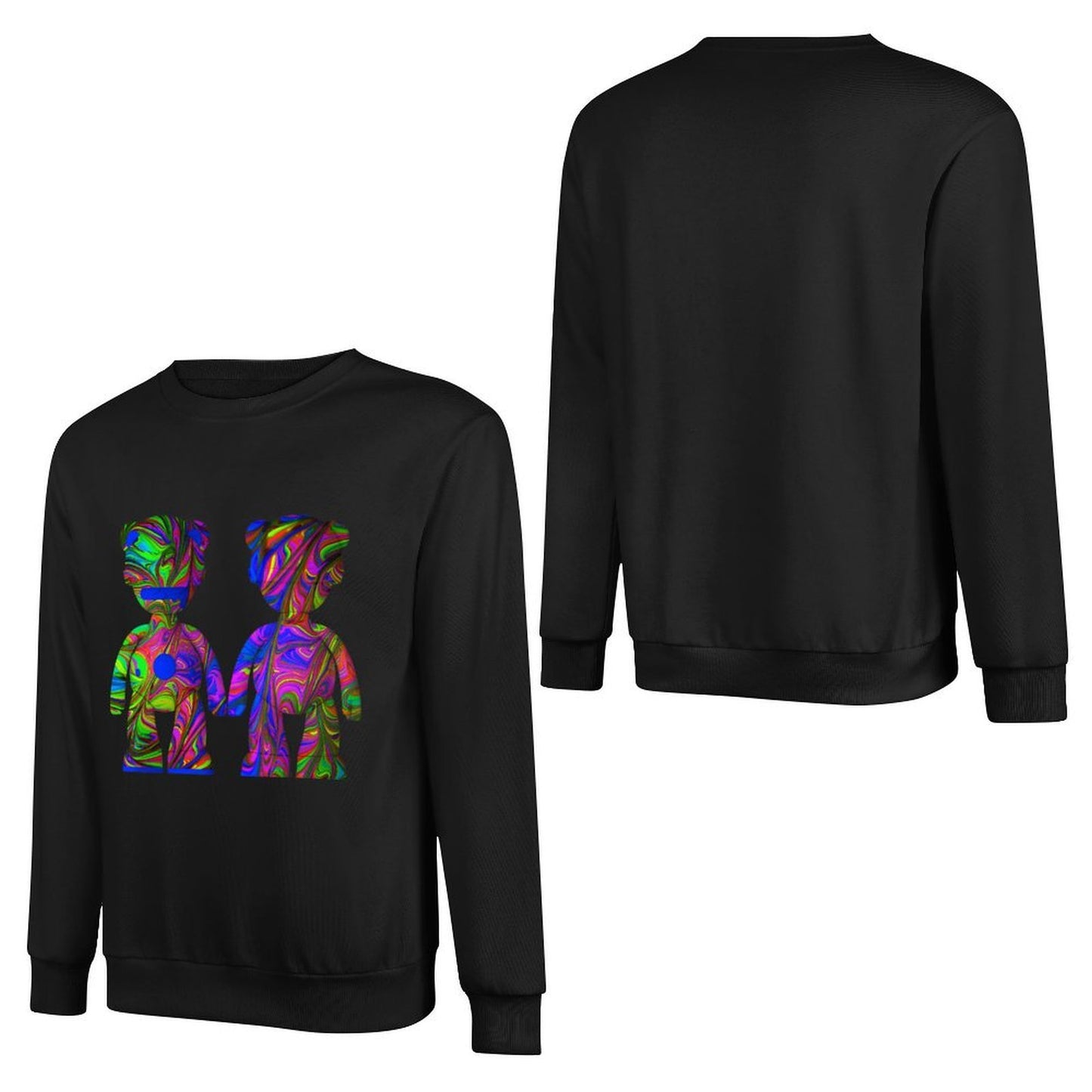 IPIB 250g Crew Neck Long Sleeve Sweatshirt Front GraphicCrew Neck Long Sleeve Sweatshirt6000088-6