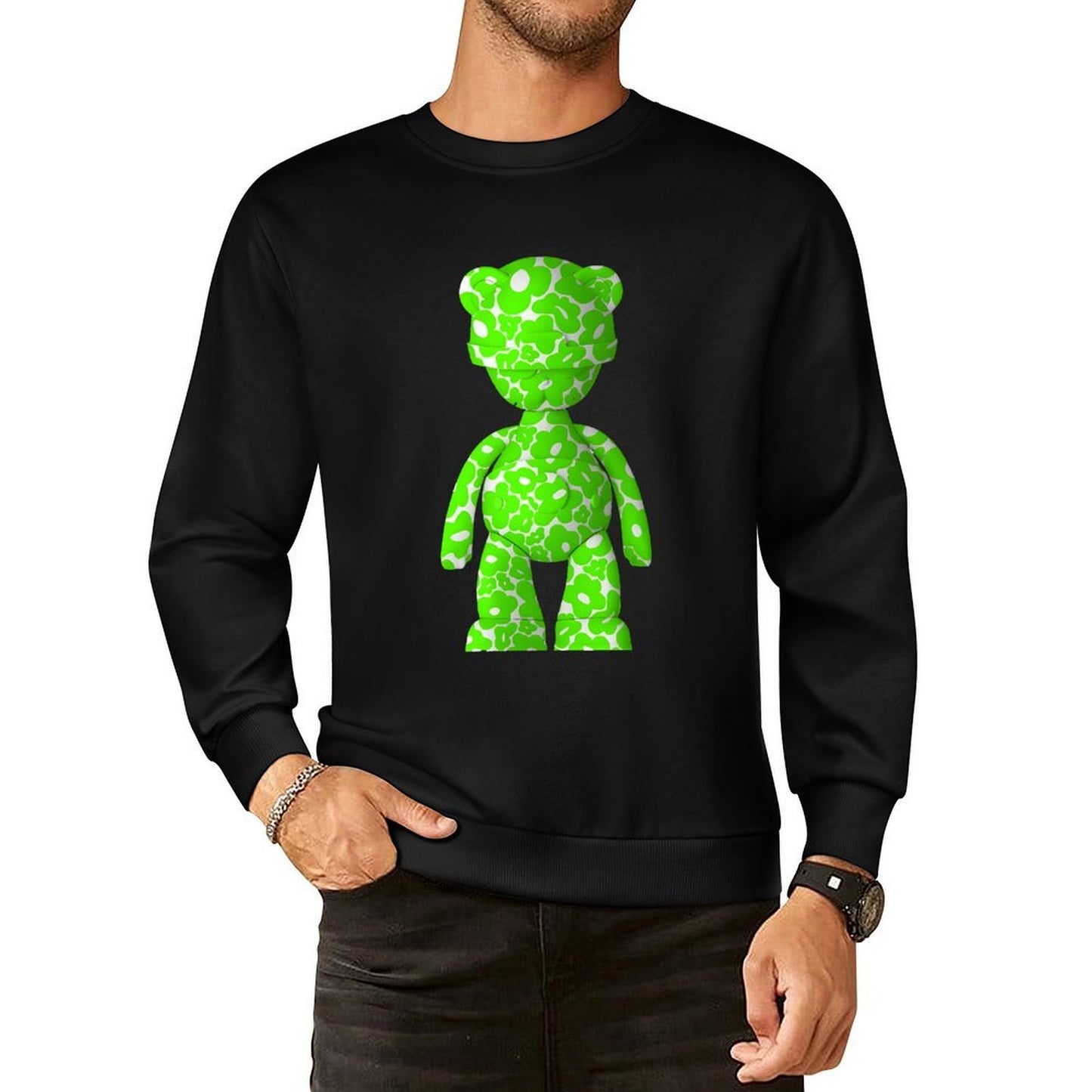 IPIB 250g Crew Neck Long Sleeve Sweatshirt Front GraphicCrew Neck Long Sleeve Sweatshirt6000130-1