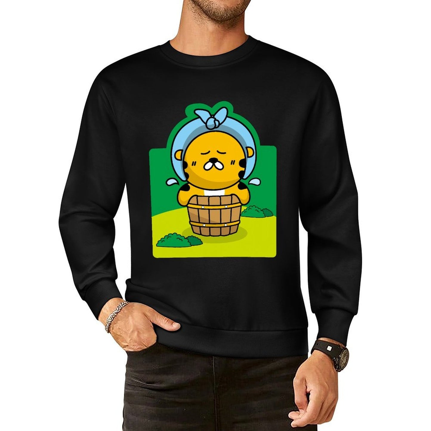 IPBR 250g Crew Neck Long Sleeve Sweatshirt Front GraphicCrew Neck Long Sleeve Sweatshirt4000747