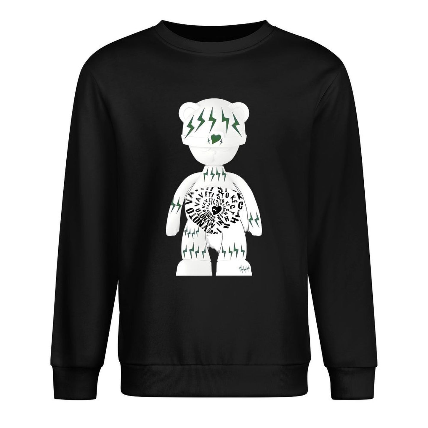 Long Sleeve With Front Pattern100% Cotton Logo-Ready