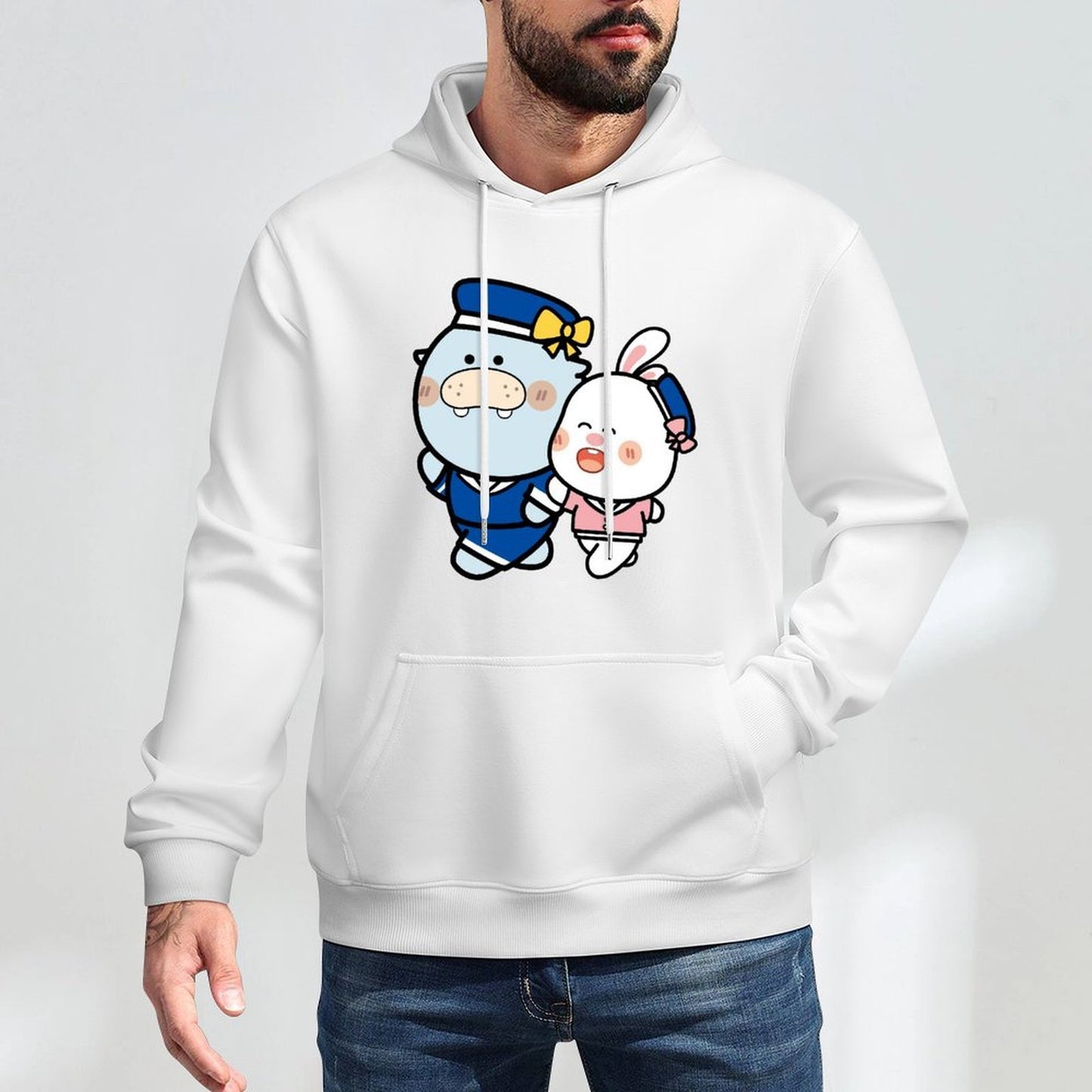 Vintage Print-Ready Front Graphic Hoodies