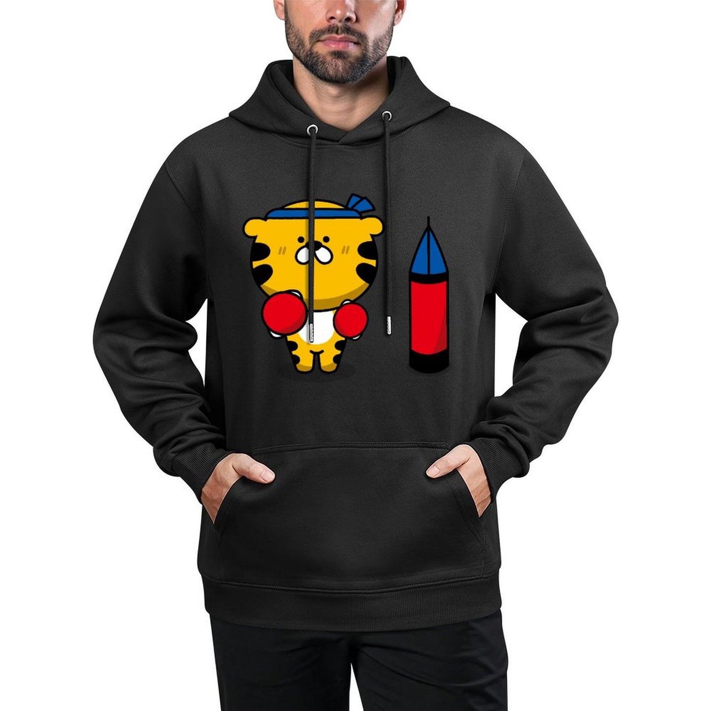 IPBR 250g Hooded Pocket Sweatshirt Front GraphicMen's Hooded  Sweatshirt4000291