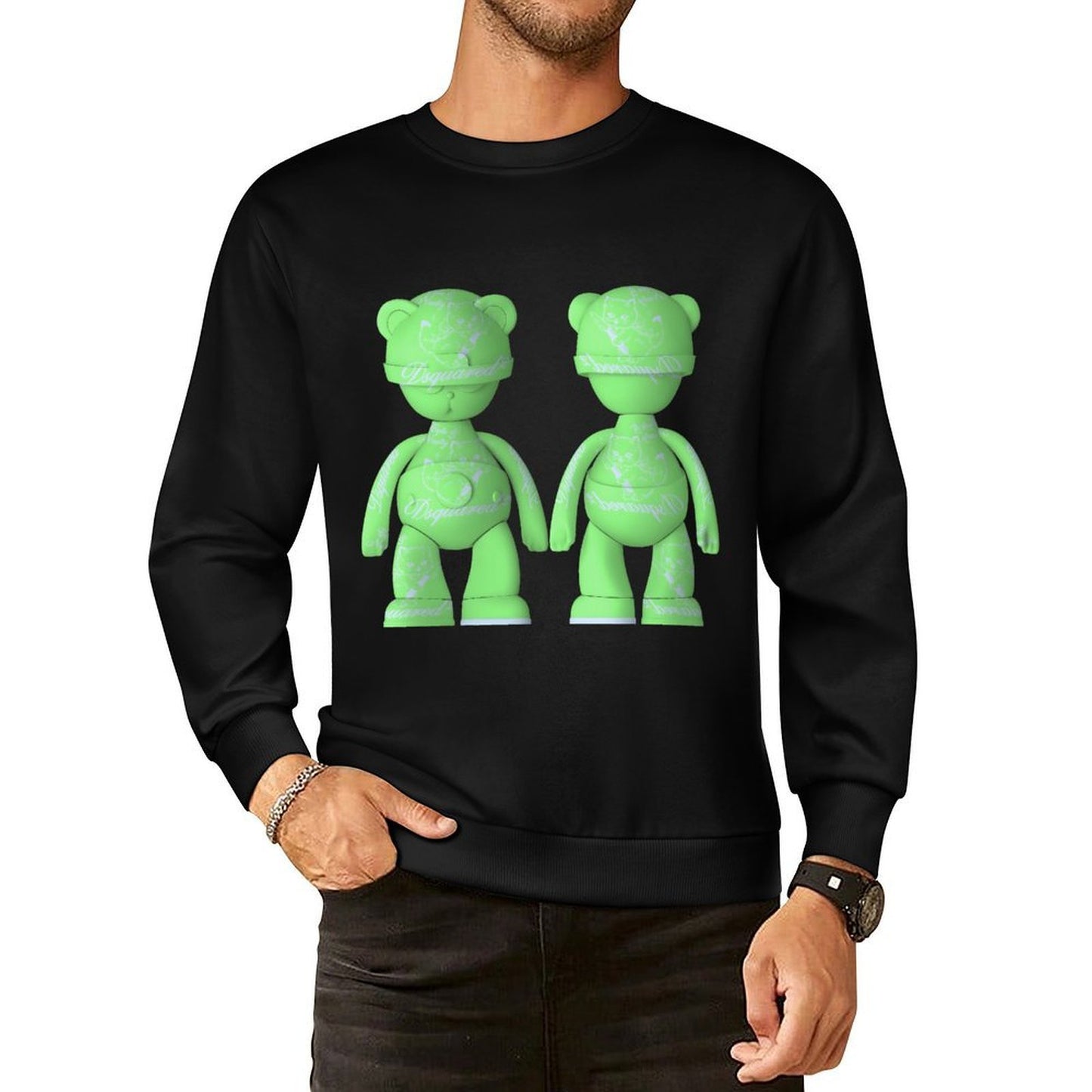 IPIB 250g Crew Neck Long Sleeve Sweatshirt Front GraphicCrew Neck Long Sleeve Sweatshirt6000098-6