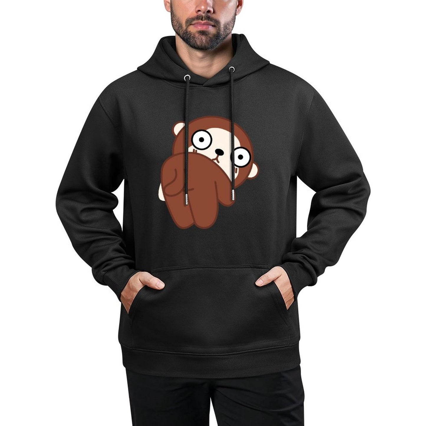 IPBR 250g Hooded Pocket Sweatshirt Front GraphicMen's Hooded  Sweatshirt4000733