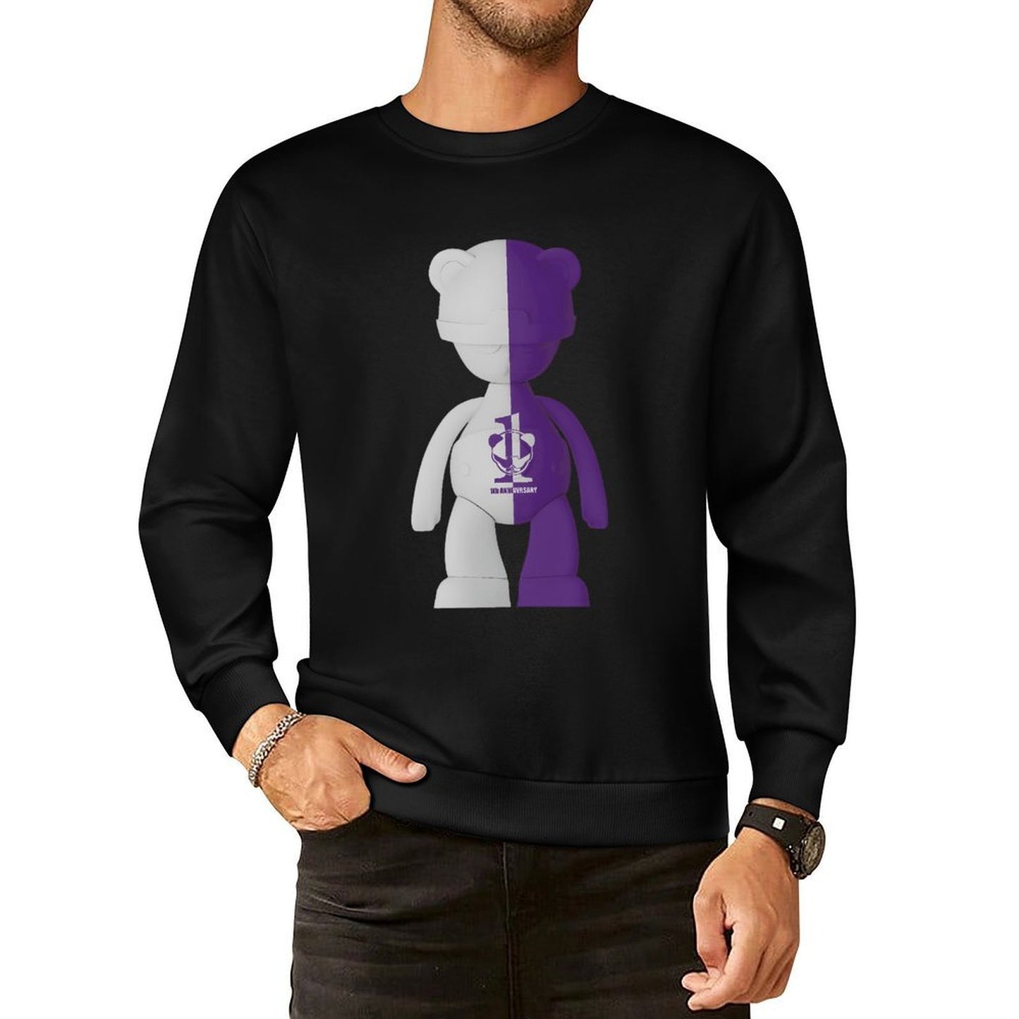 IPIB 250g Crew Neck Long Sleeve Sweatshirt Front GraphicCrew Neck Long Sleeve Sweatshirt6000140-1