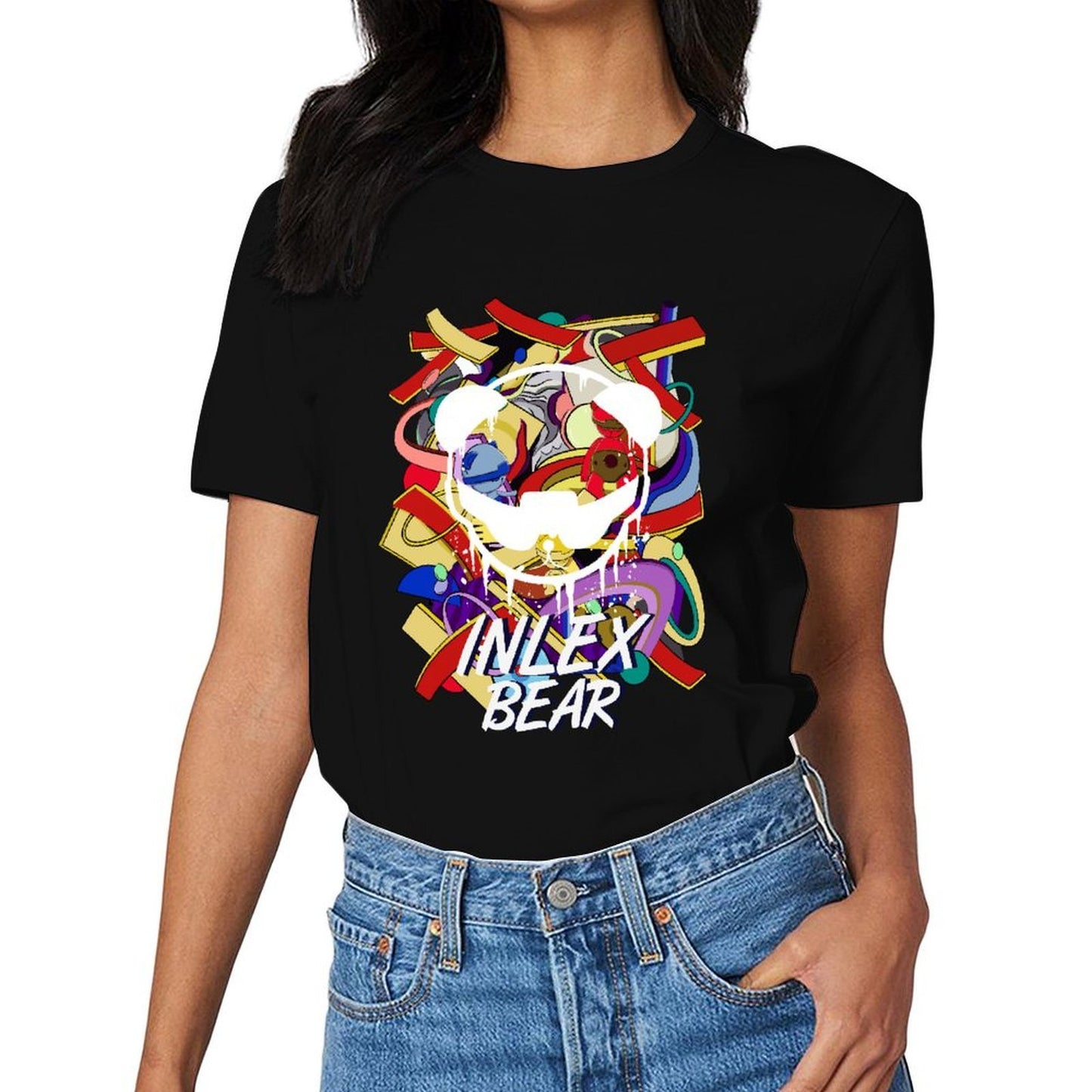 Inlex Bear T-shirtsHigh-Quality Heat-Transfer T-Shirt