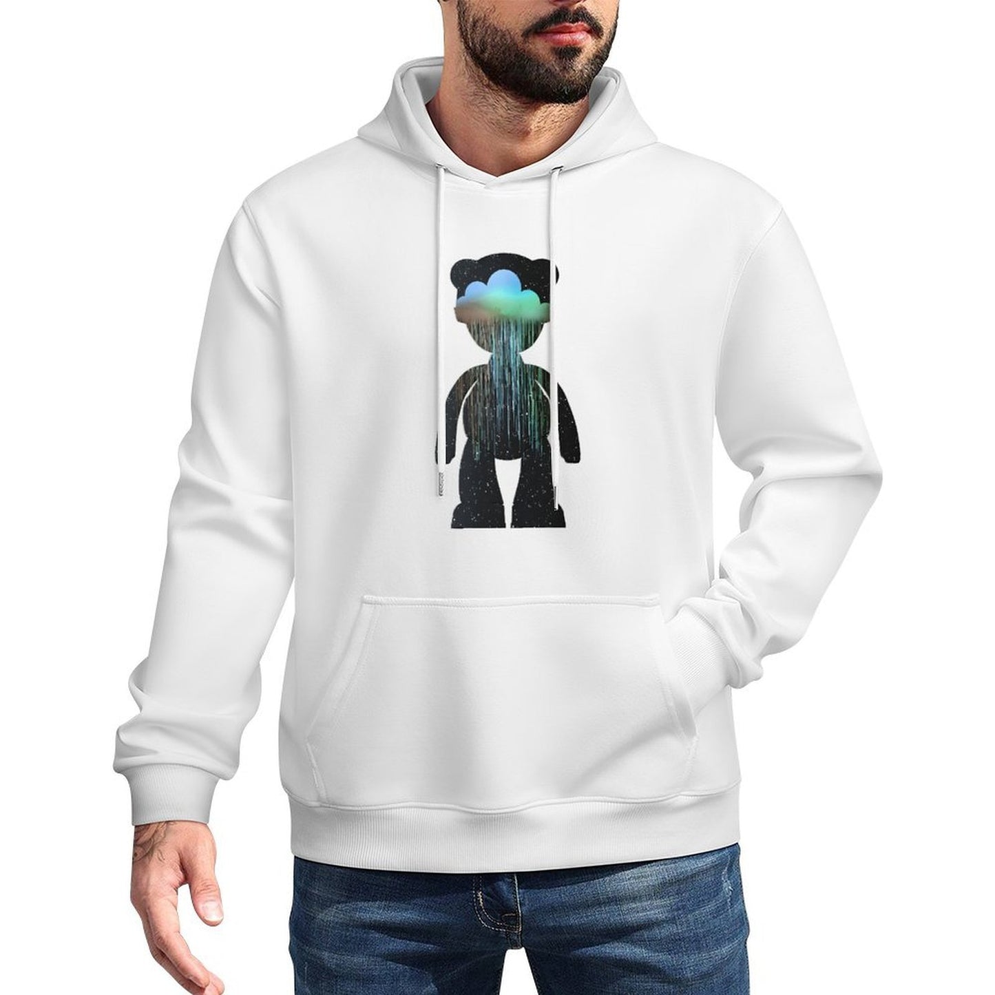 Hoodie Front PatternSeamless Moisture-Wicking