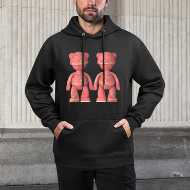 IPIB 250g Hooded Pocket Sweatshirt Front GraphicMen's Hooded  Sweatshirt6000098-2
