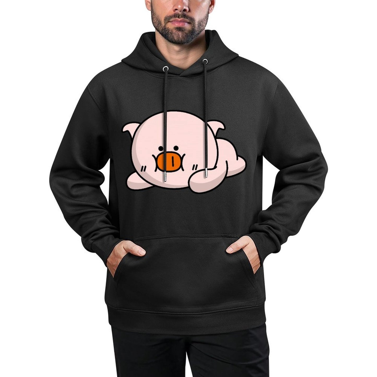 IPBR 250g Hooded Pocket Sweatshirt Front GraphicMen's Hooded  Sweatshirt4000465