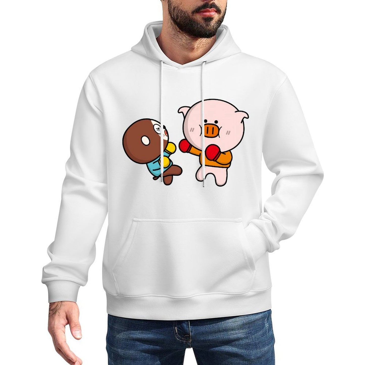 IPBR 250g Hooded Pocket Sweatshirt Front GraphicMen's Hooded  Sweatshirt4000894