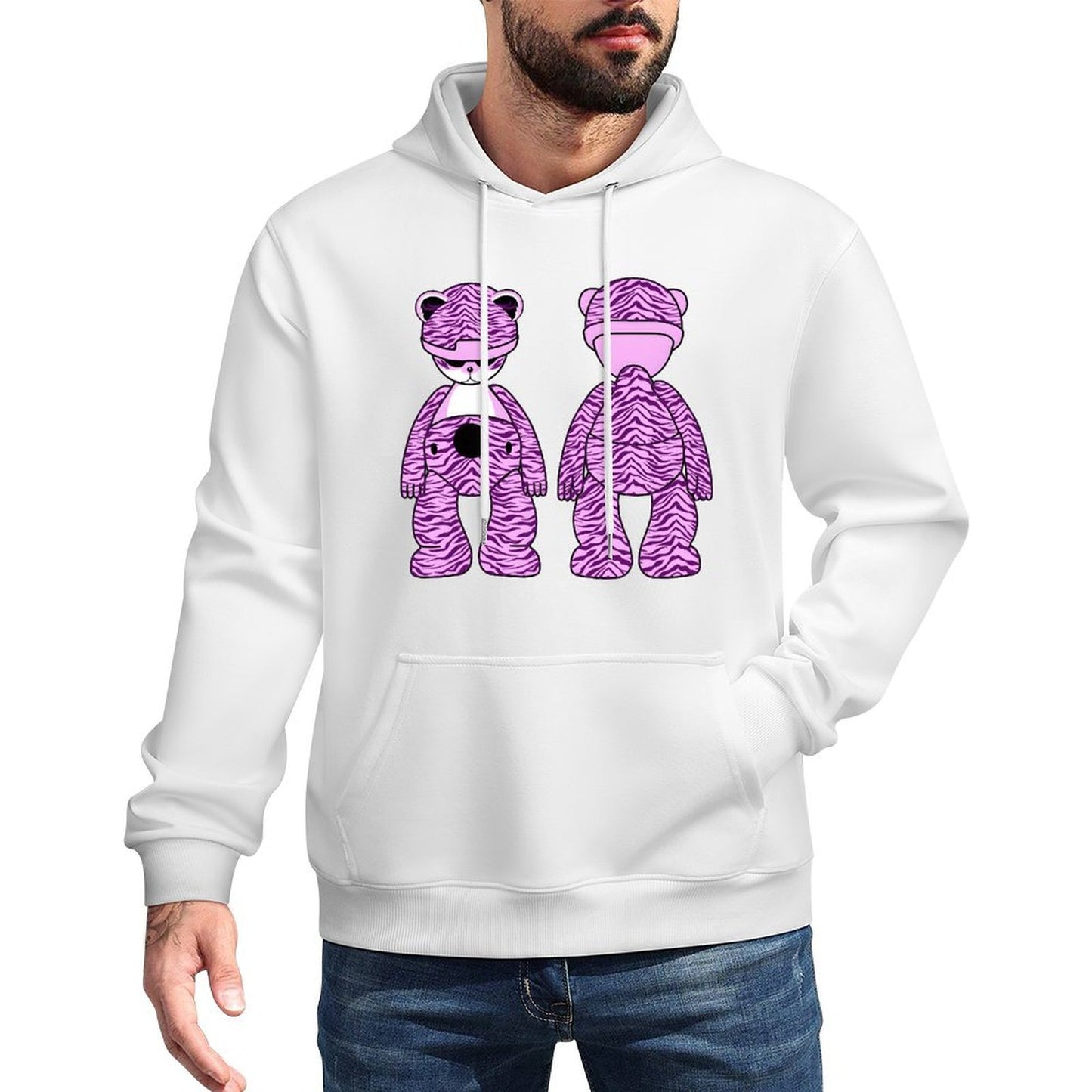 IPIB 250g Hooded Pocket Sweatshirt Front GraphicMen's Hooded  Sweatshirt6000099-4