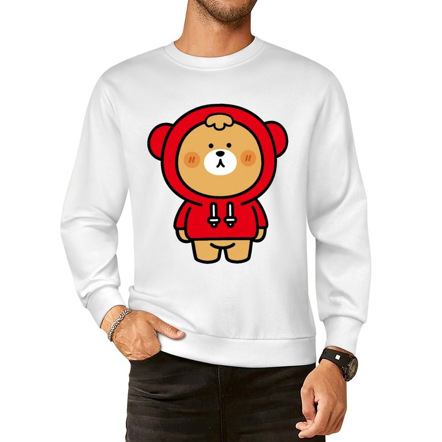 Front Patterned Long Sleeve TopEverydayWear Eco-Conscious