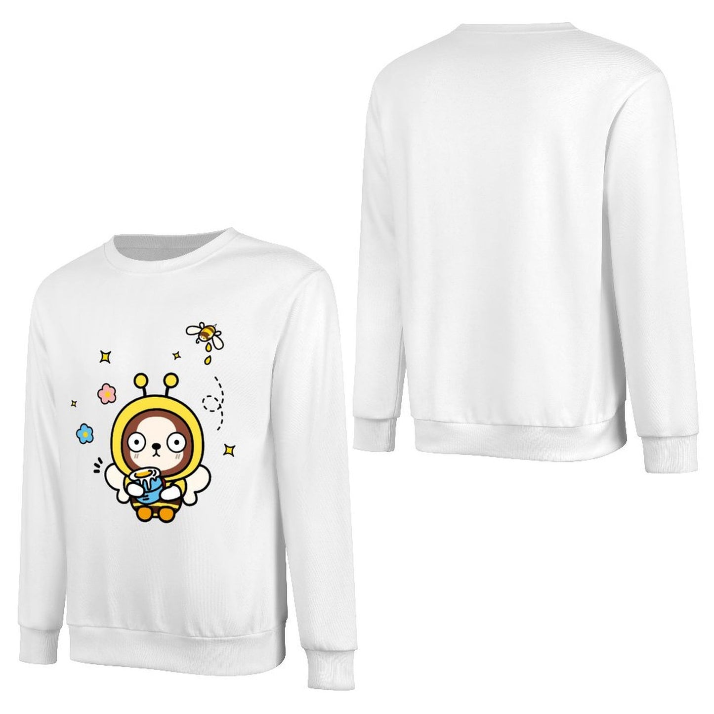 Front Patterned Long Sleeve TopClassicLine Printed