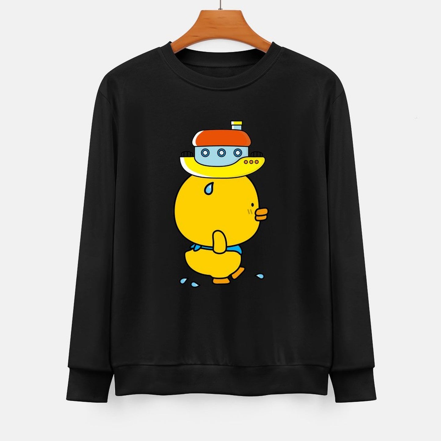 Front Patterned Long Sleeve TopEverydayComfort SimpleFit